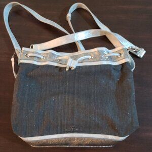 Nordstrom Purse/Backpack Celine Dion Collection Black Metallic/Silver Nordstrom | Bags | Nordstrom Silver And Black Backpack With  main image 3